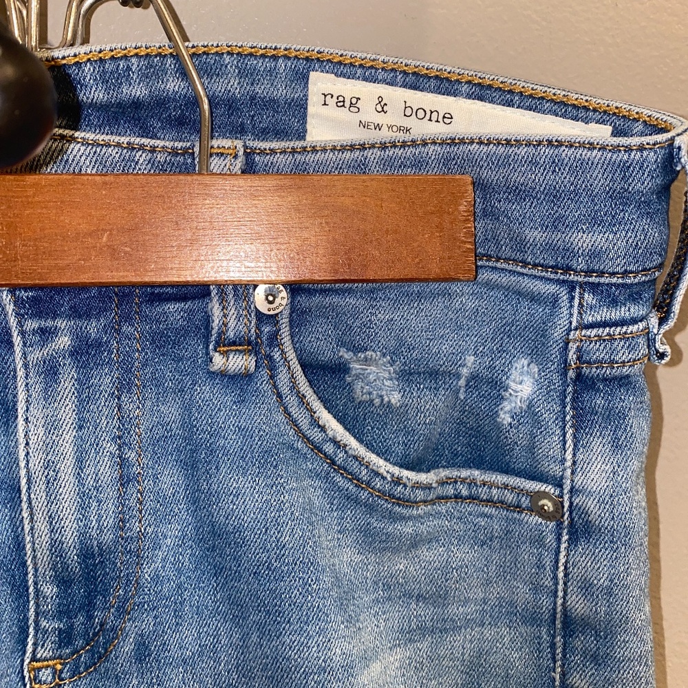 Cate Mid-Rise Ankle Skinny Jeans - Rag & Bone